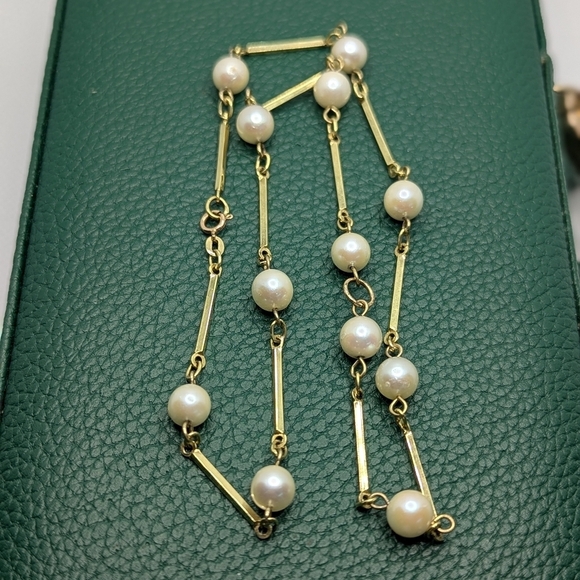 Jewelry - ✨ 8K Gold Natural Pearl Necklace ✨